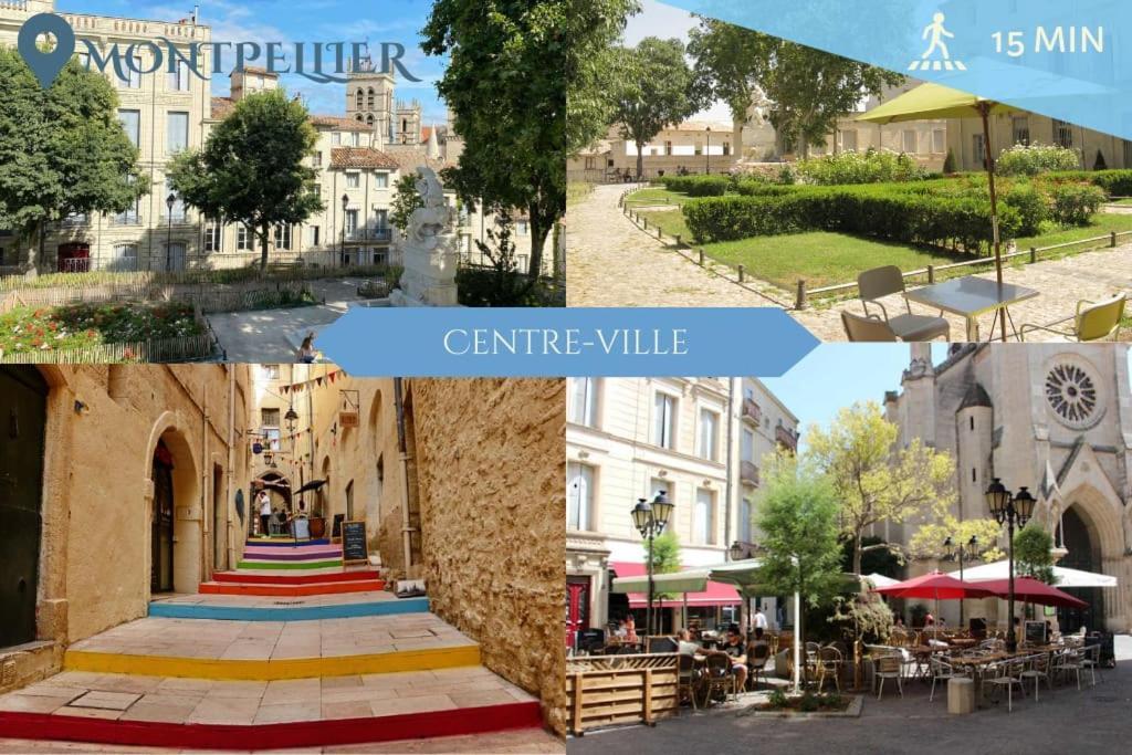 027-Maison, 2Chambres, Jardin, Parking, Central Montpellier Exterior photo